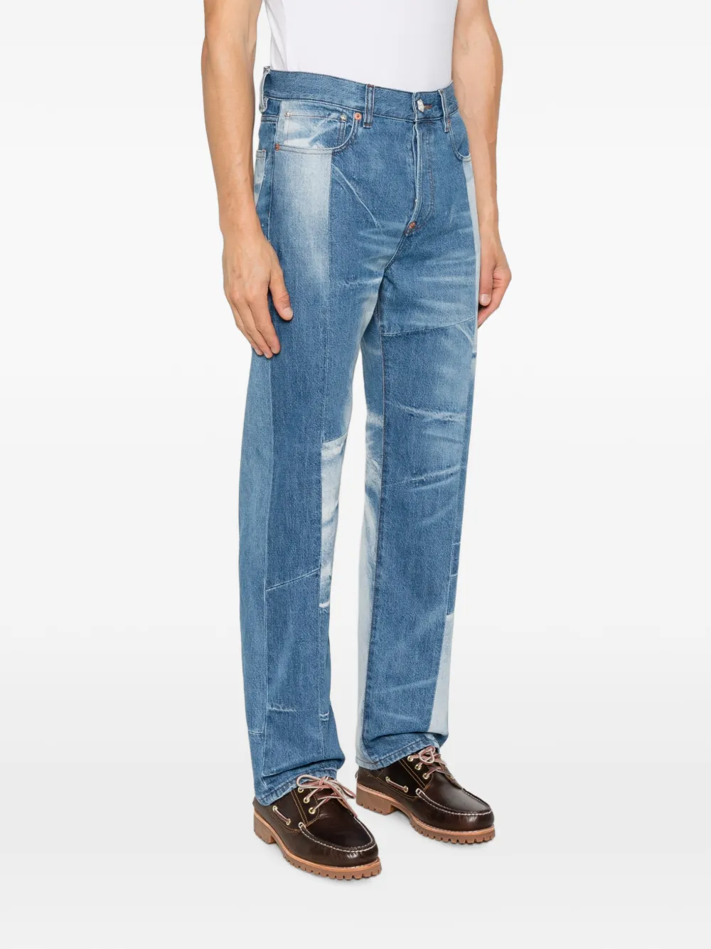 Kenzo Jeans met vlakken Blauw