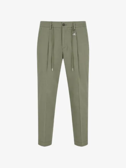 Manuel Ritz pleated drawstring trousers