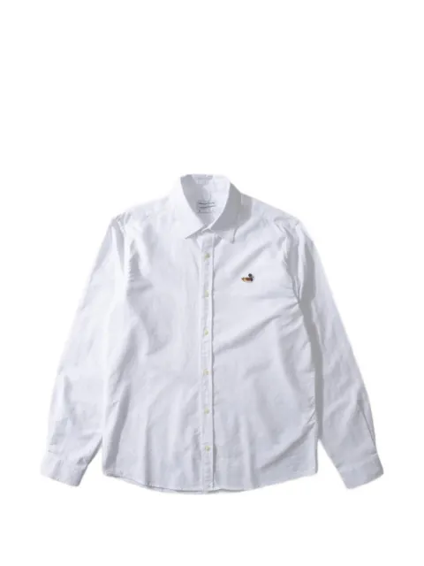 Dean Edmonds duck-embroidered long-sleeve shirt