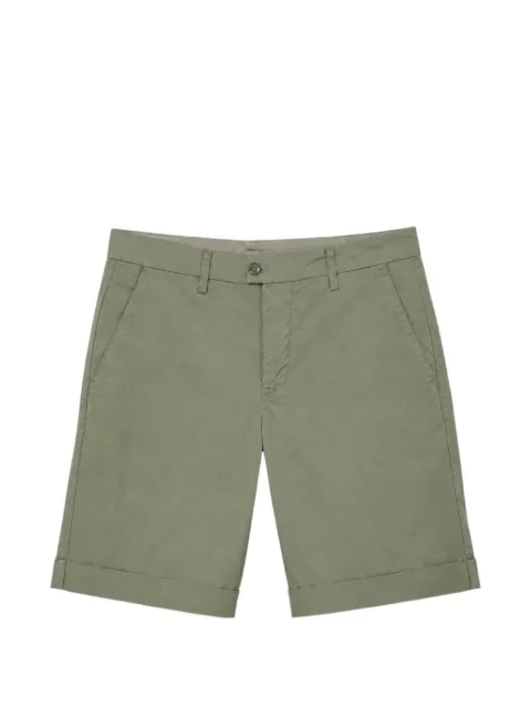 Mason's logo-embroidered turn-up shorts