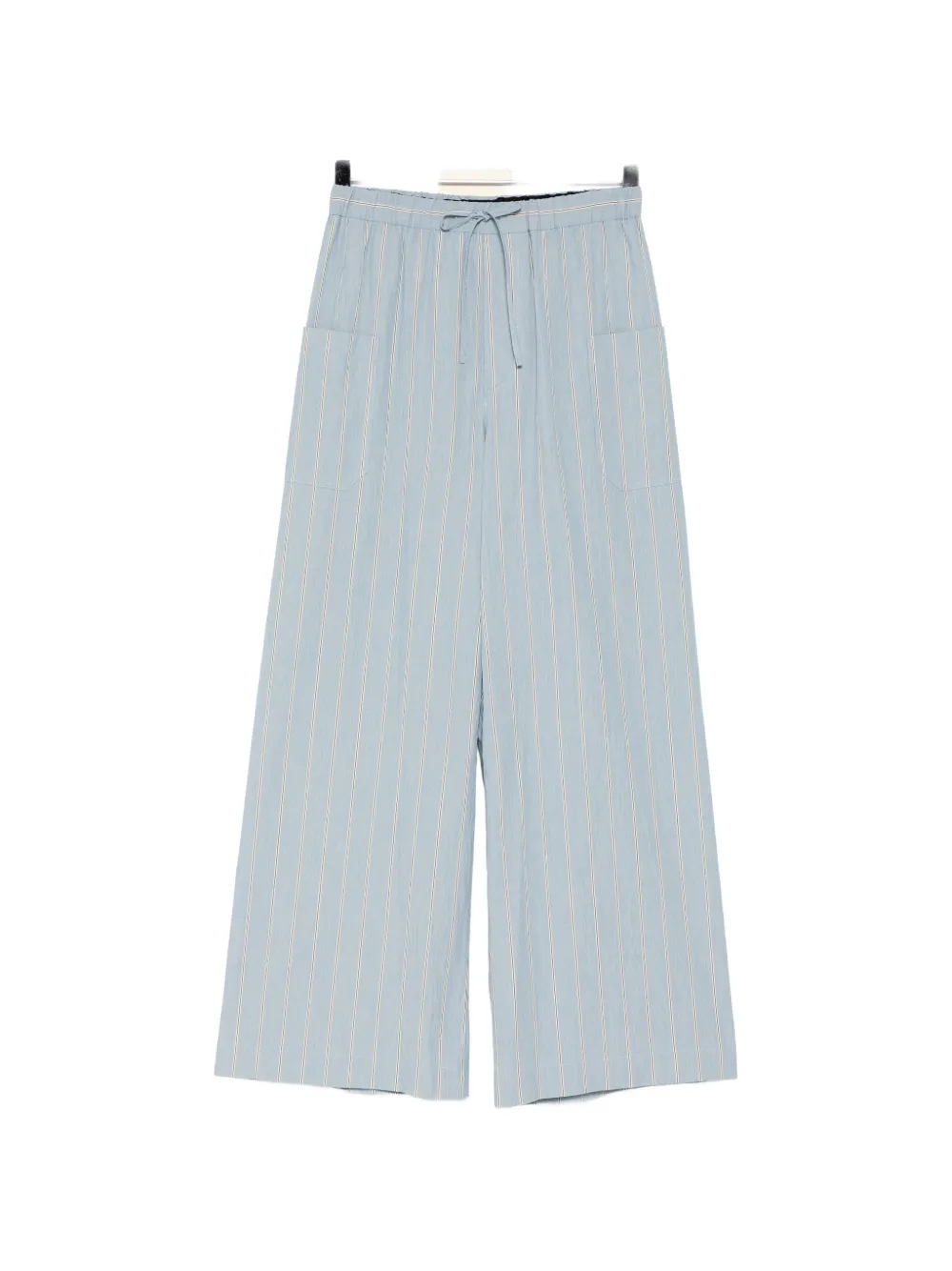 marina yee striped drawstring trousers - Blu