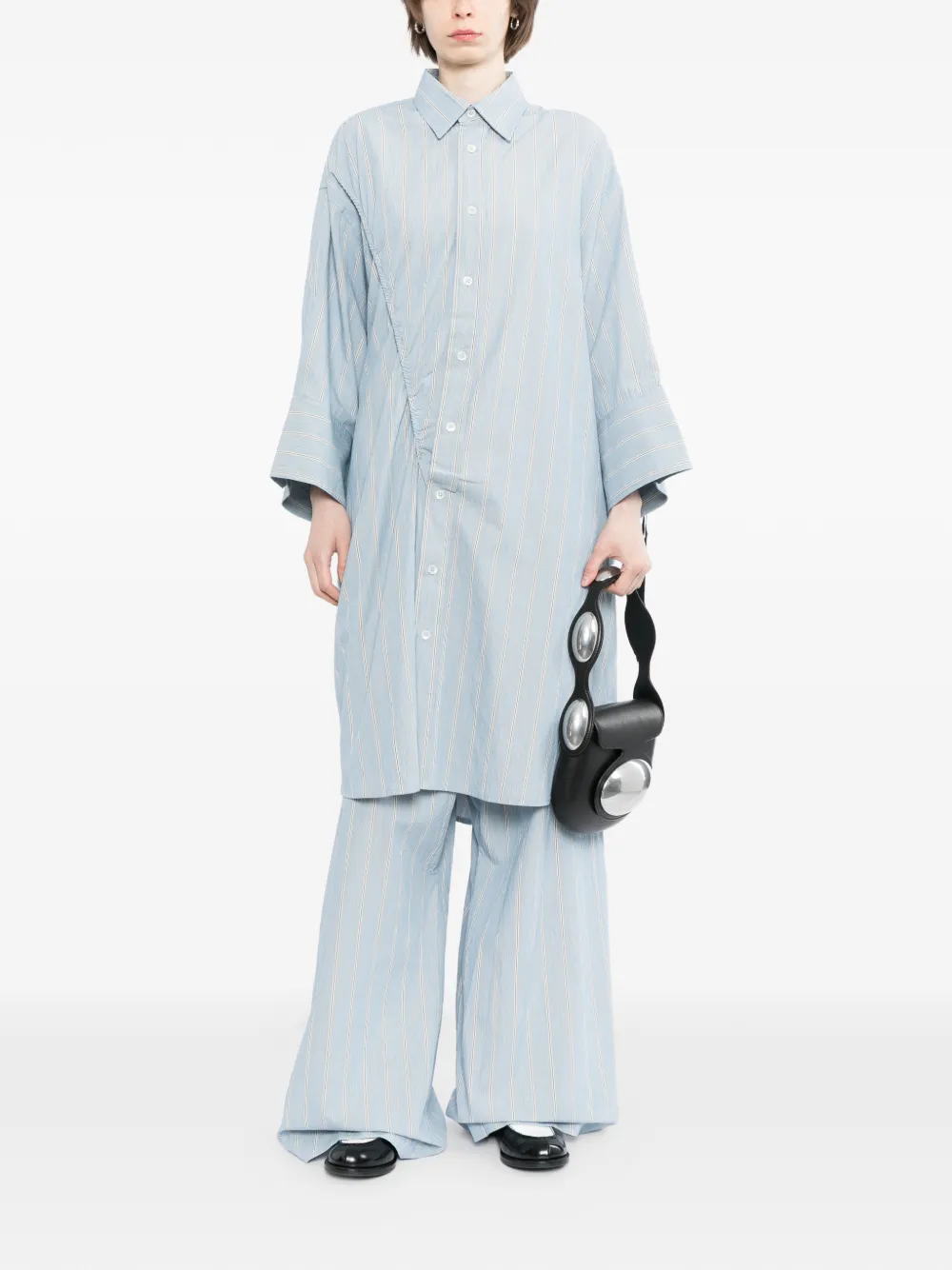 marina yee Gestreepte broek Blauw