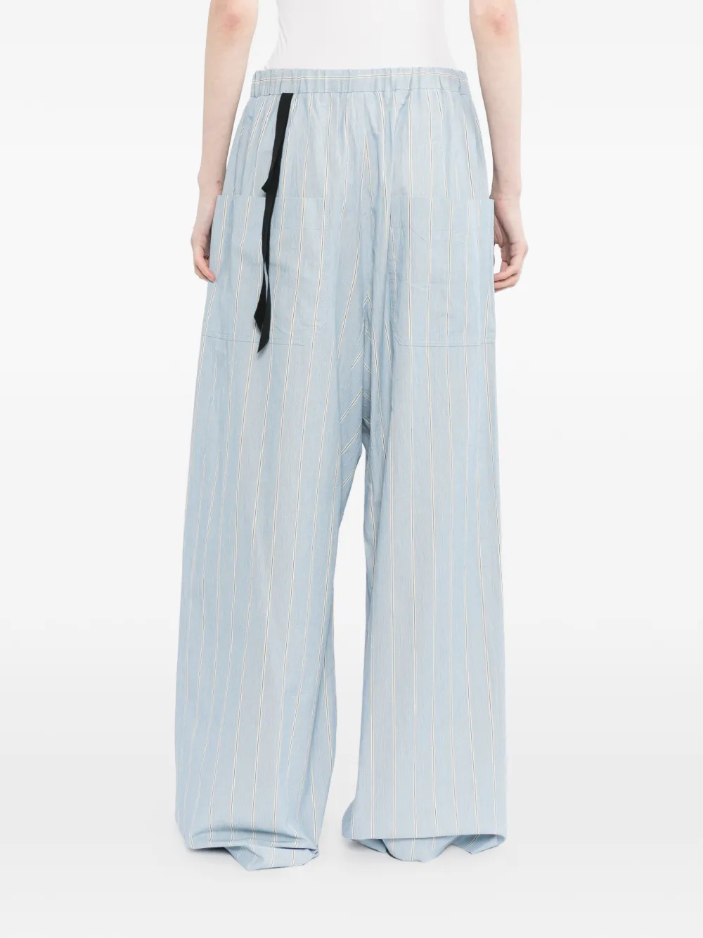 marina yee Gestreepte broek Blauw