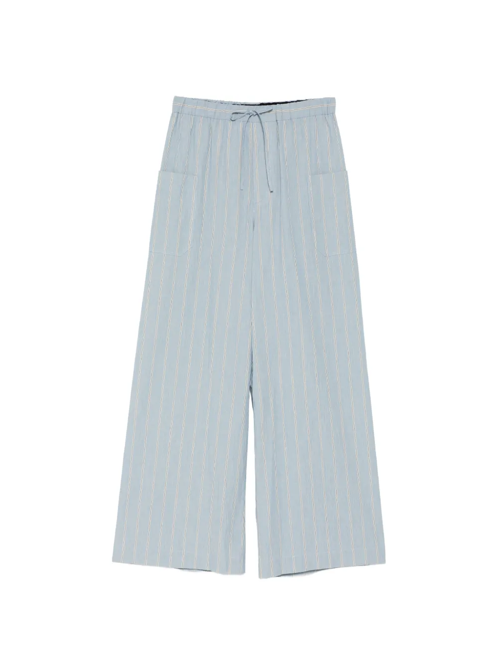 marina yee striped drawstring trousers - Blu