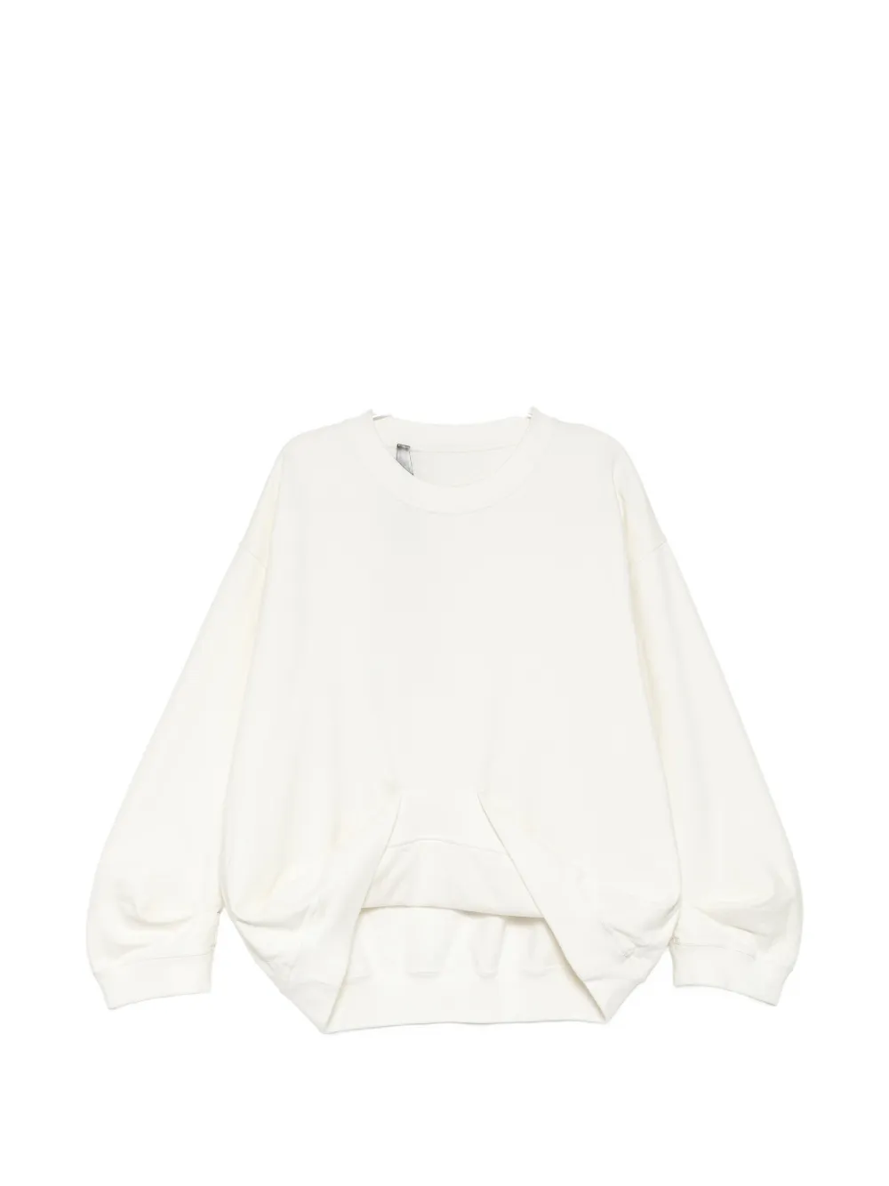 marina yee crew-neck sweatshirt - White