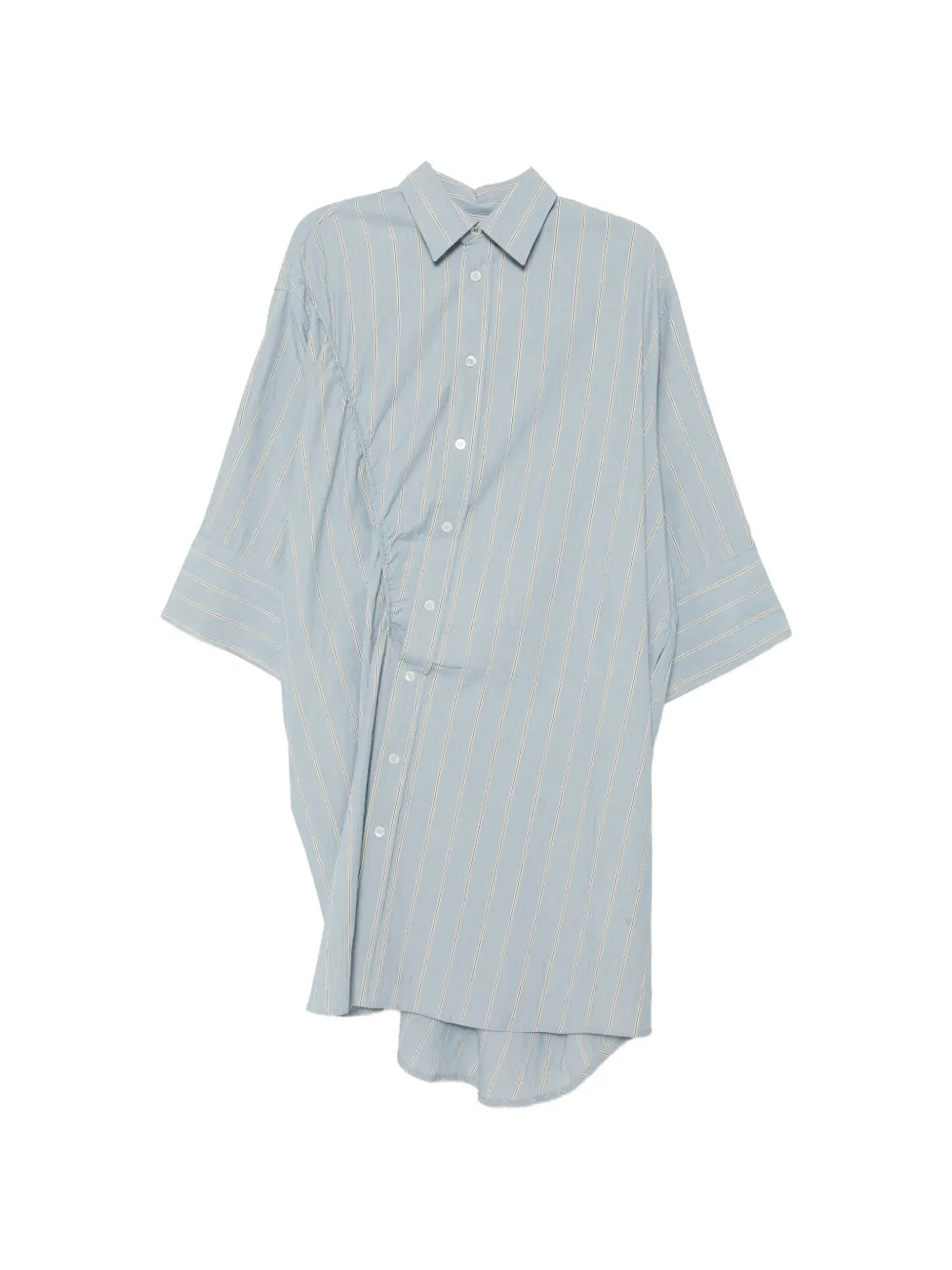 marina yee Twister striped shirt - Blu