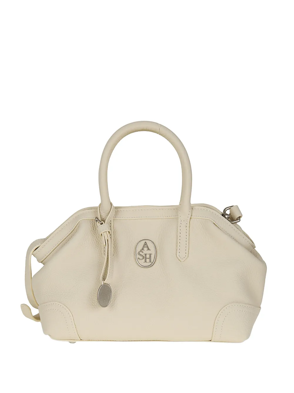 Ash Josephine logo-plaque leather shoulder bag - Toni neutri
