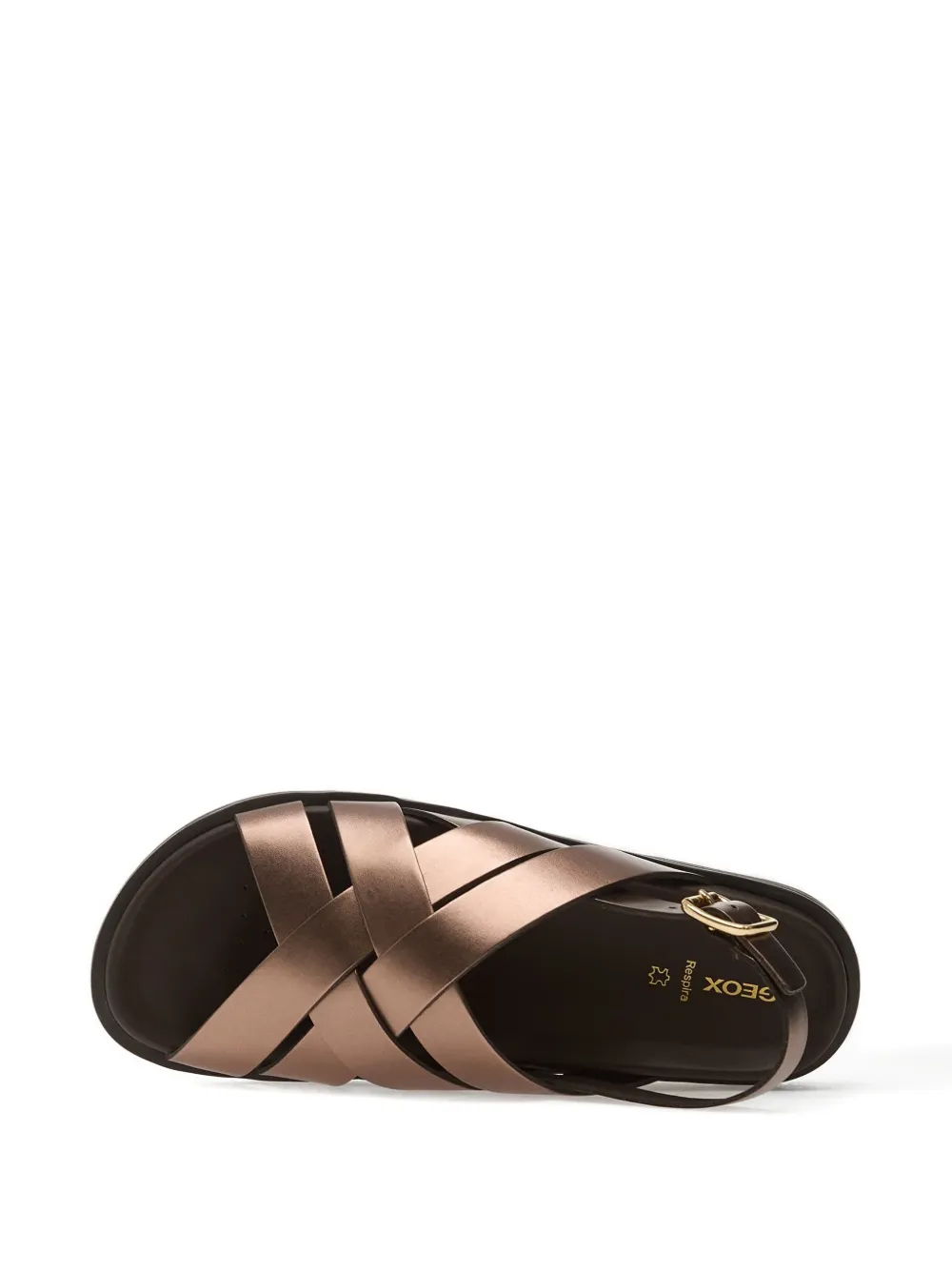 Geox Adelash sandalen met gekruiste bandjes Bruin