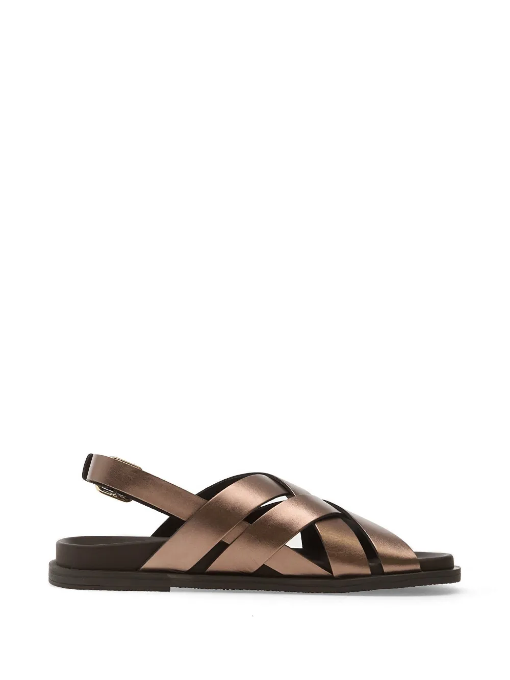 Geox Adelash sandalen met gekruiste bandjes Bruin