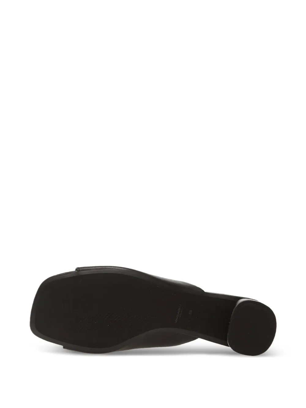 VAGABOND 45mm leather heeled mules Zwart