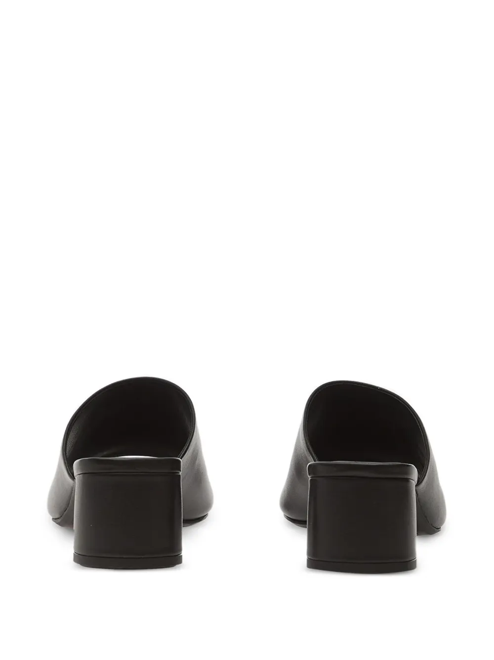 VAGABOND 45mm leather heeled mules Zwart