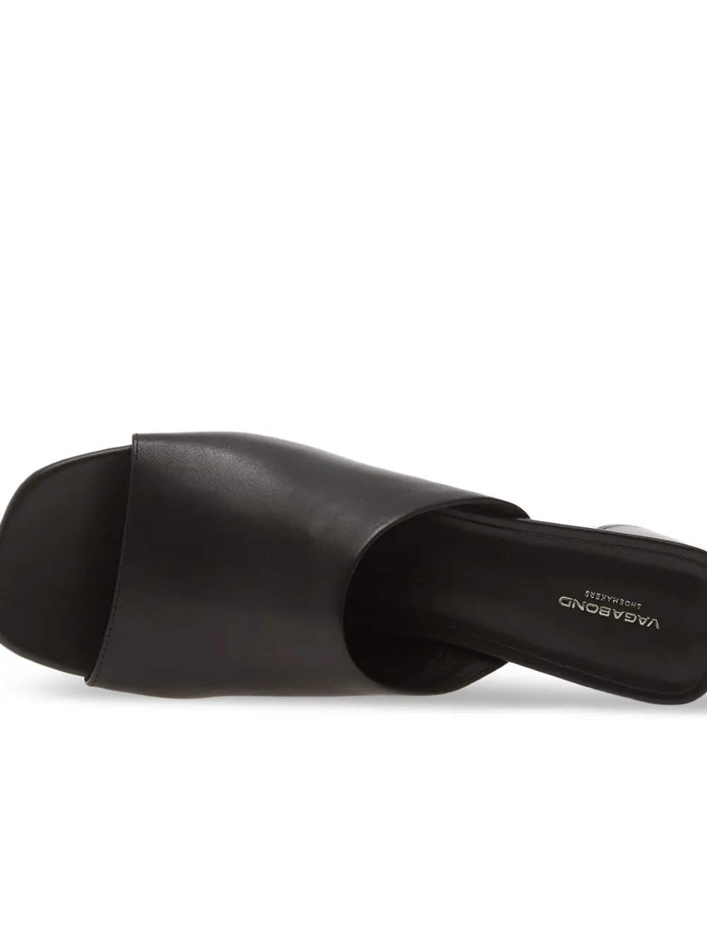 VAGABOND 45mm leather heeled mules Zwart