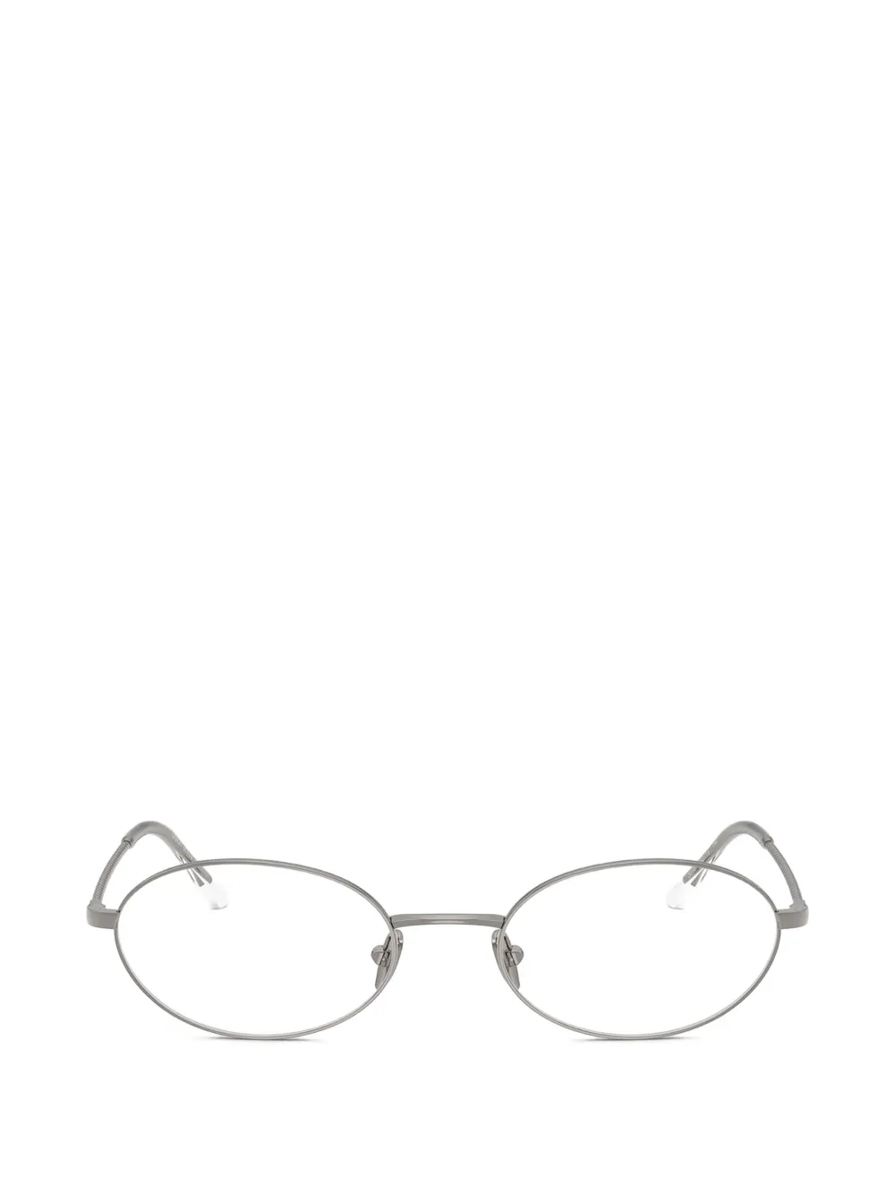 Giorgio Armani oval-frame glasses - Grau