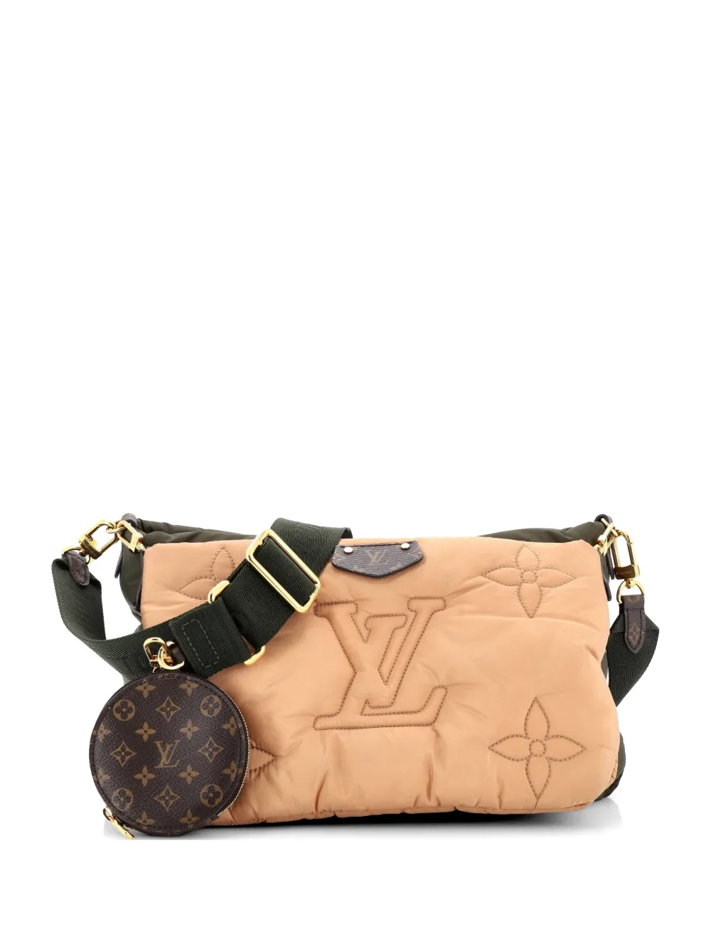 Louis Vuitton Pre-Owned Maxi Multi Pochette Accessoires Monogram Quilted Econyl Nylon crossbody bag - Toni neutri