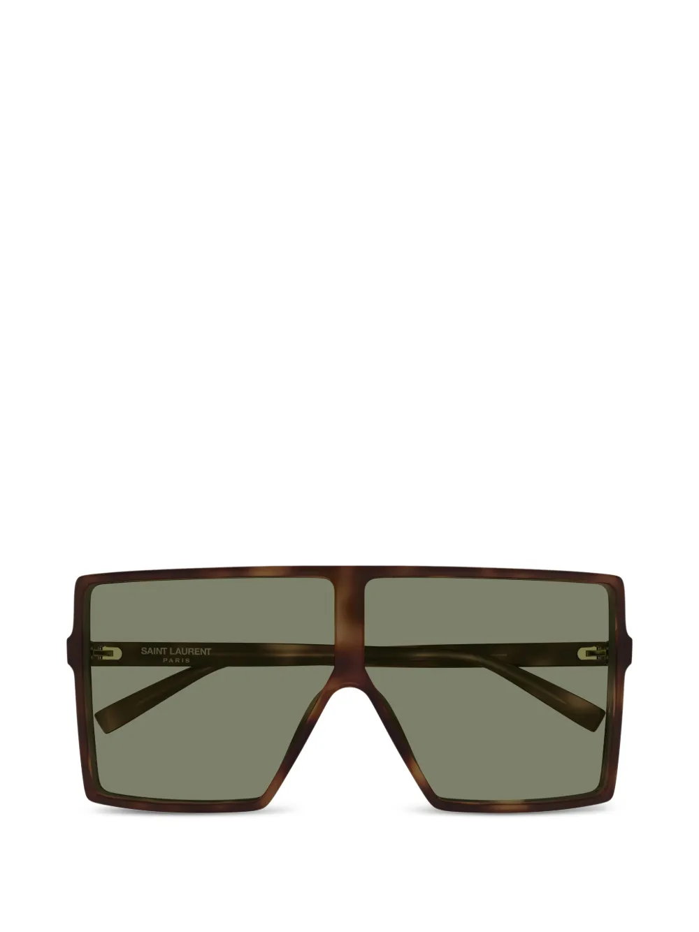 Saint Laurent Eyewear Betty square-frame sunglasses - Marrone