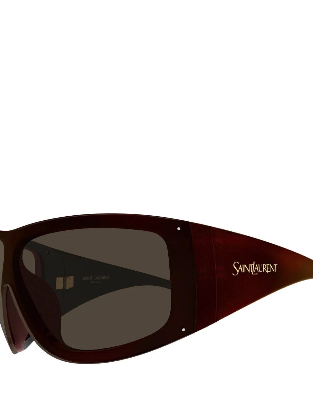 Saint Laurent Eyewear SL 914 geometric-frame Sunglasses | Brown