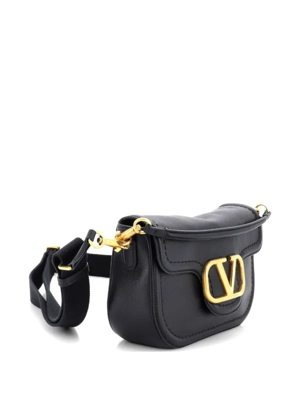 レディース Valentino Garavani レザークロスボディバッグ
