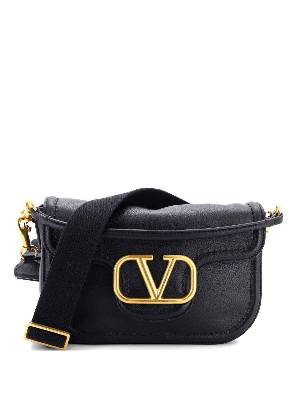 Valentino Garavani Pre-Owned Alltime Shoulder Bag Leather crossbody bag - Nero