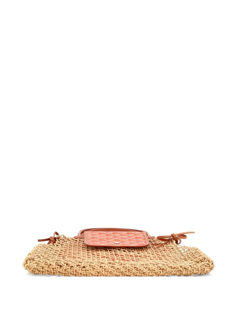 Goyard Pre-Owned Aligre Bag Raffia Net with Coated Canvas tote bag - Toni neutri