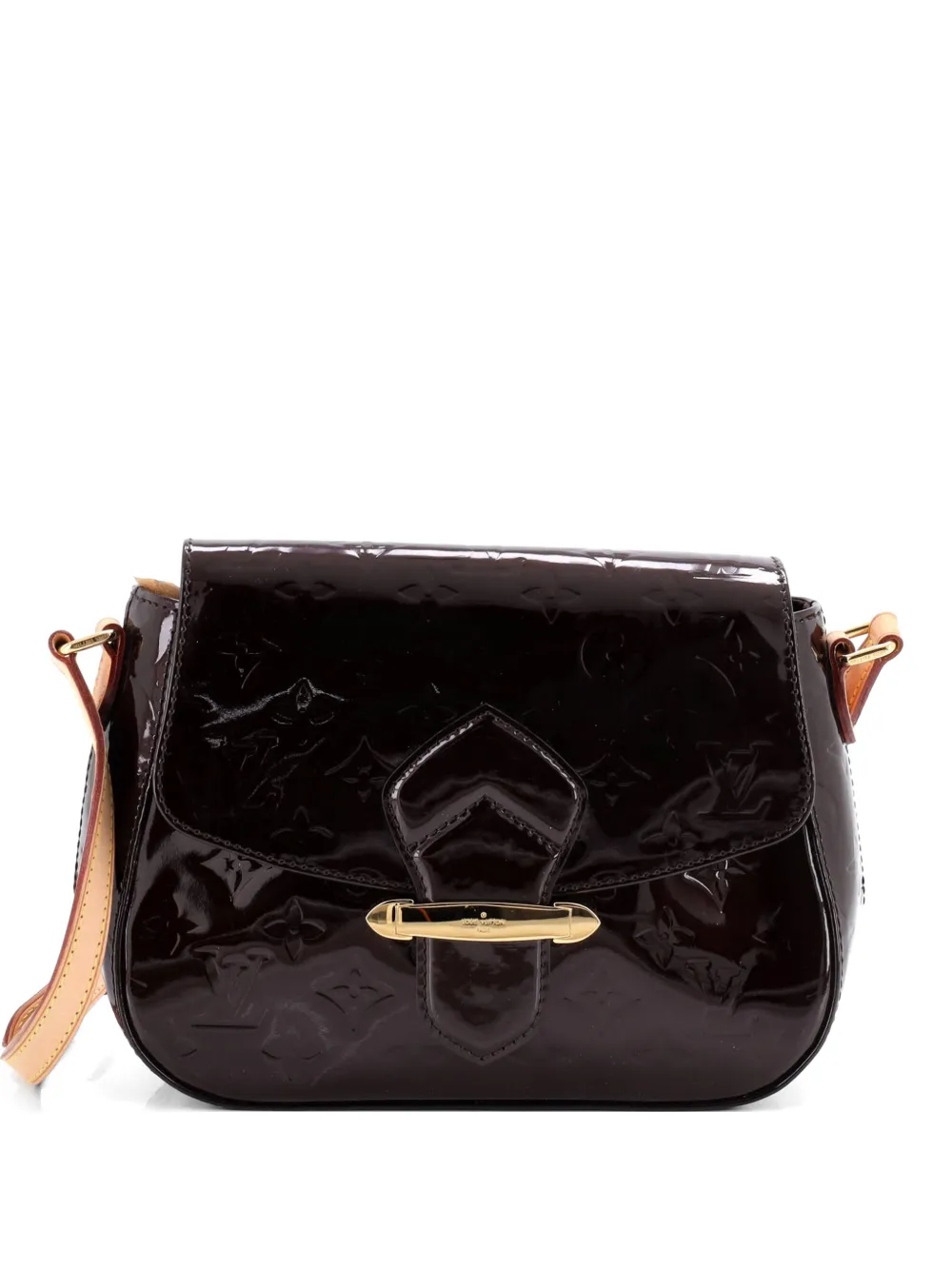 Louis Vuitton Pre-Owned Bellflower Handbag Monogram Vernis PM crossbody bag - Rosso