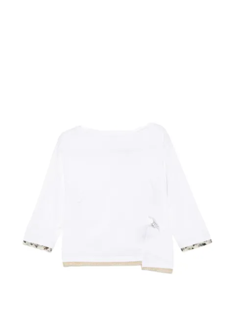 Undercover butterfly-print layered T-shirt