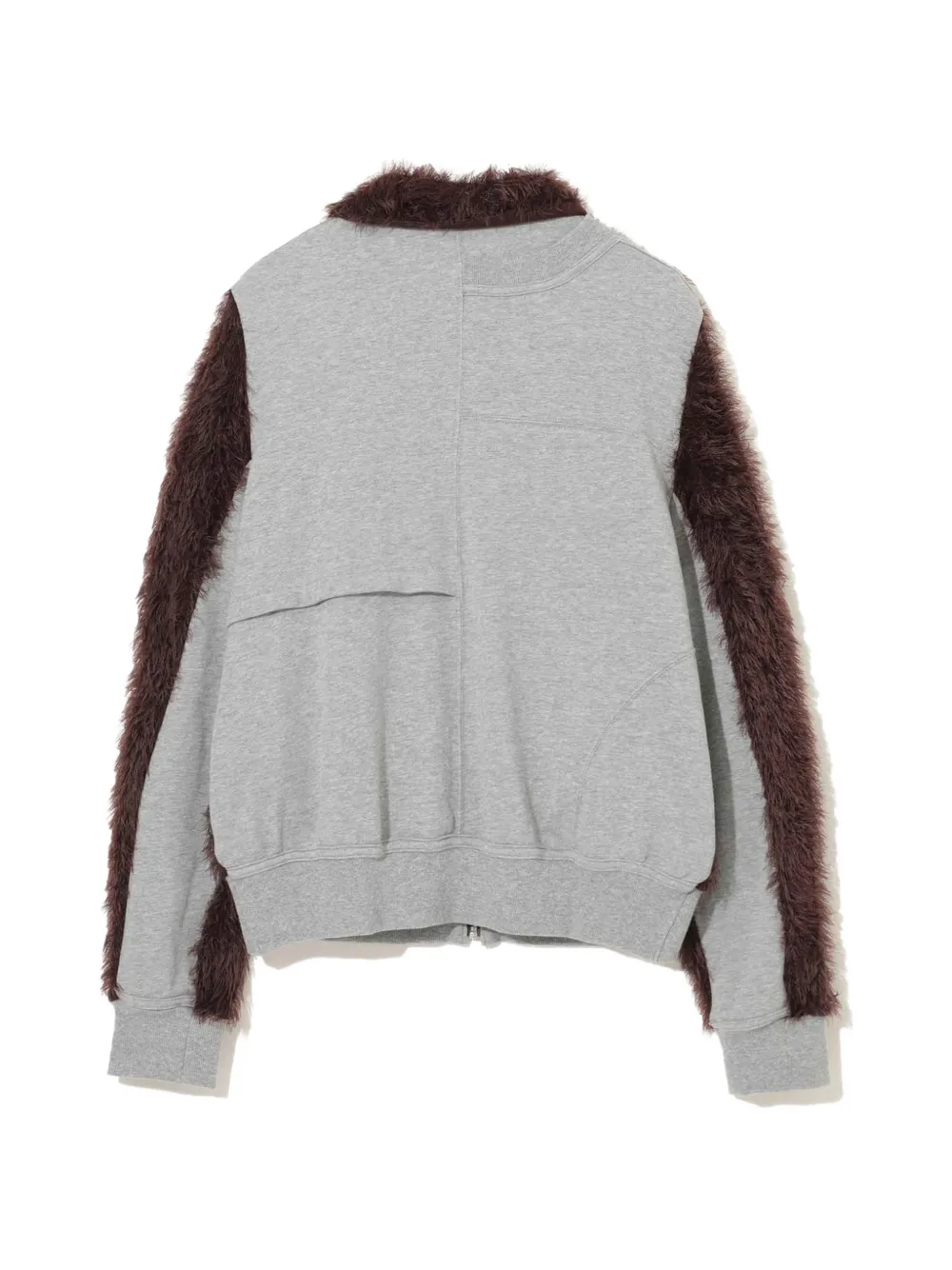 Undercover Jack met vlakken van imitatiebont Bruin