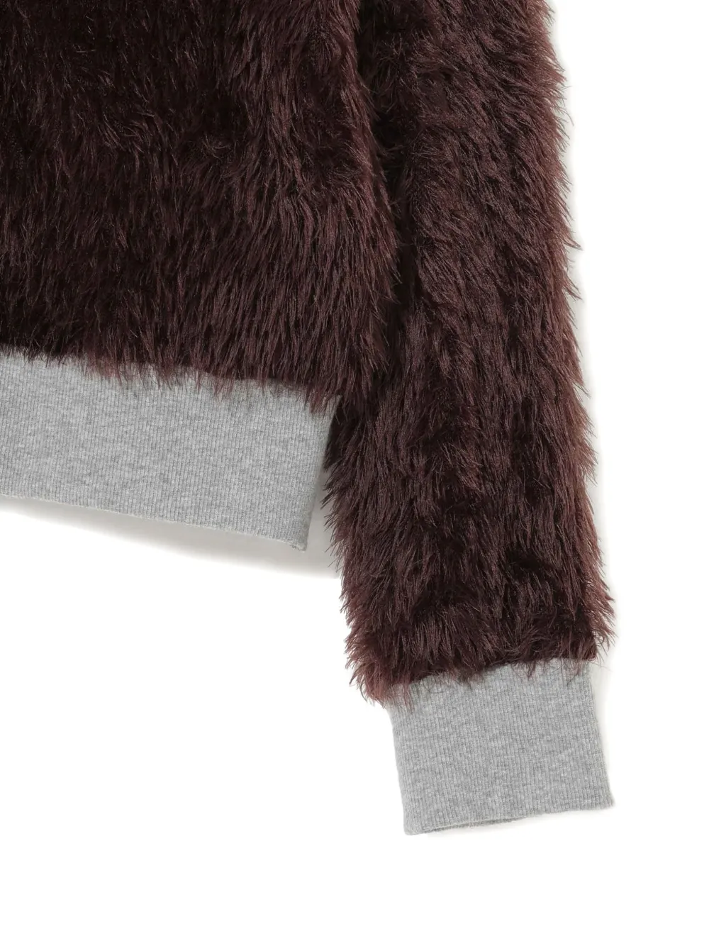 Undercover Jack met vlakken van imitatiebont Bruin