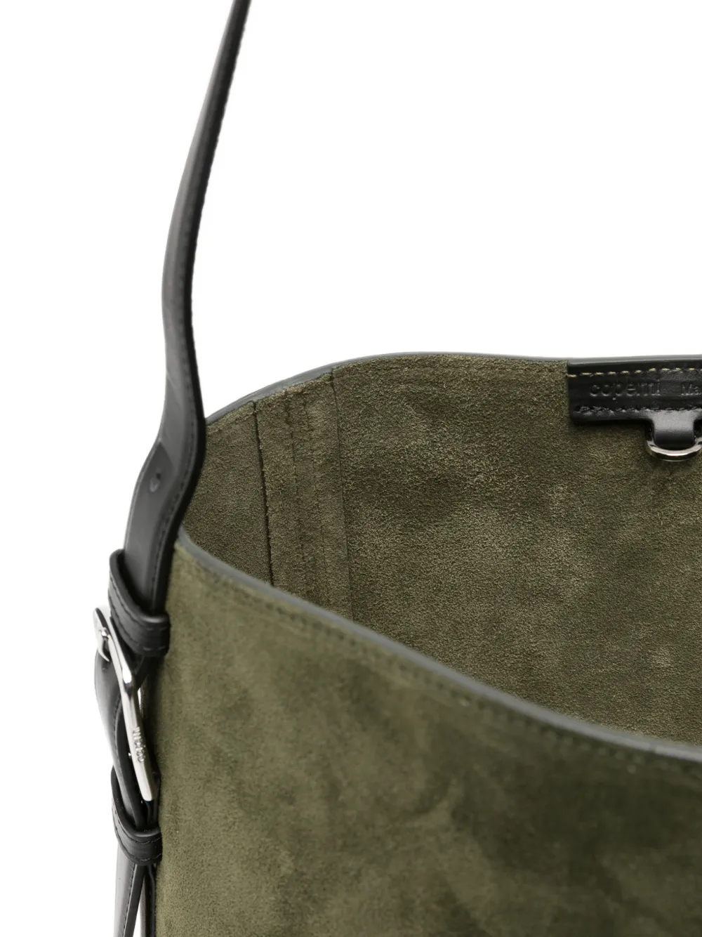 Coperni Suède bucket-schoudertas Groen