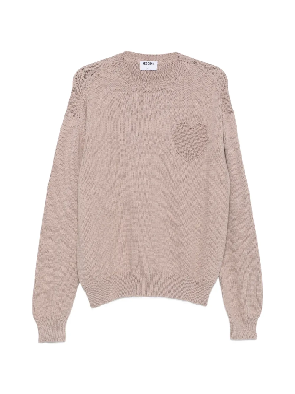 Moschino heart-knit sweater - Toni neutri