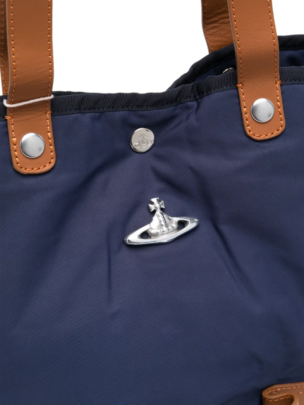 Vivienne Westwood Orb plaque tote bag Blauw