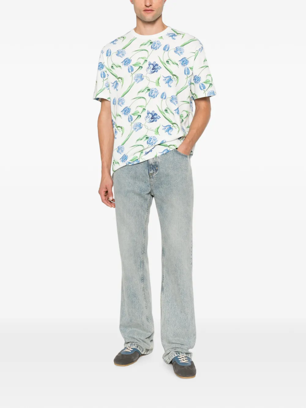 Kenzo T-shirt met print Wit