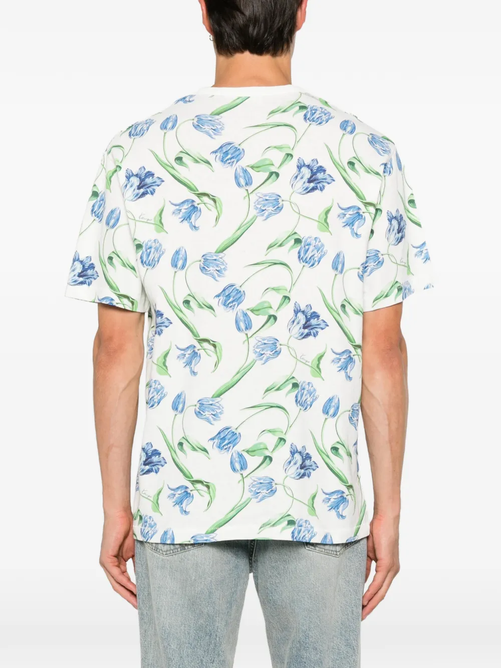 Kenzo T-shirt met print Wit