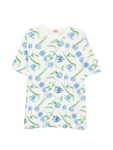 Kenzo tulip-print T-shirt