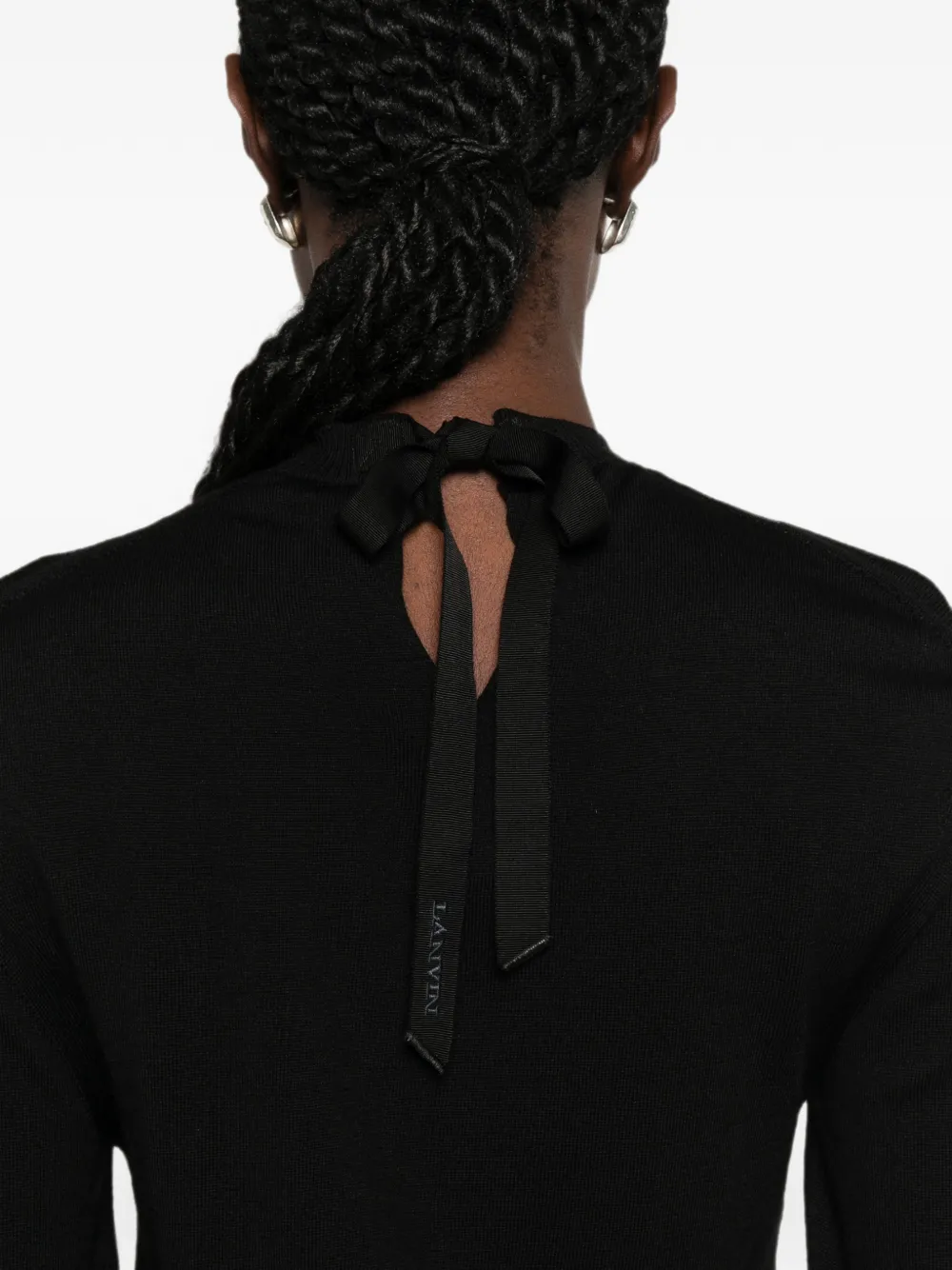 Lanvin Trui met ronde hals Zwart