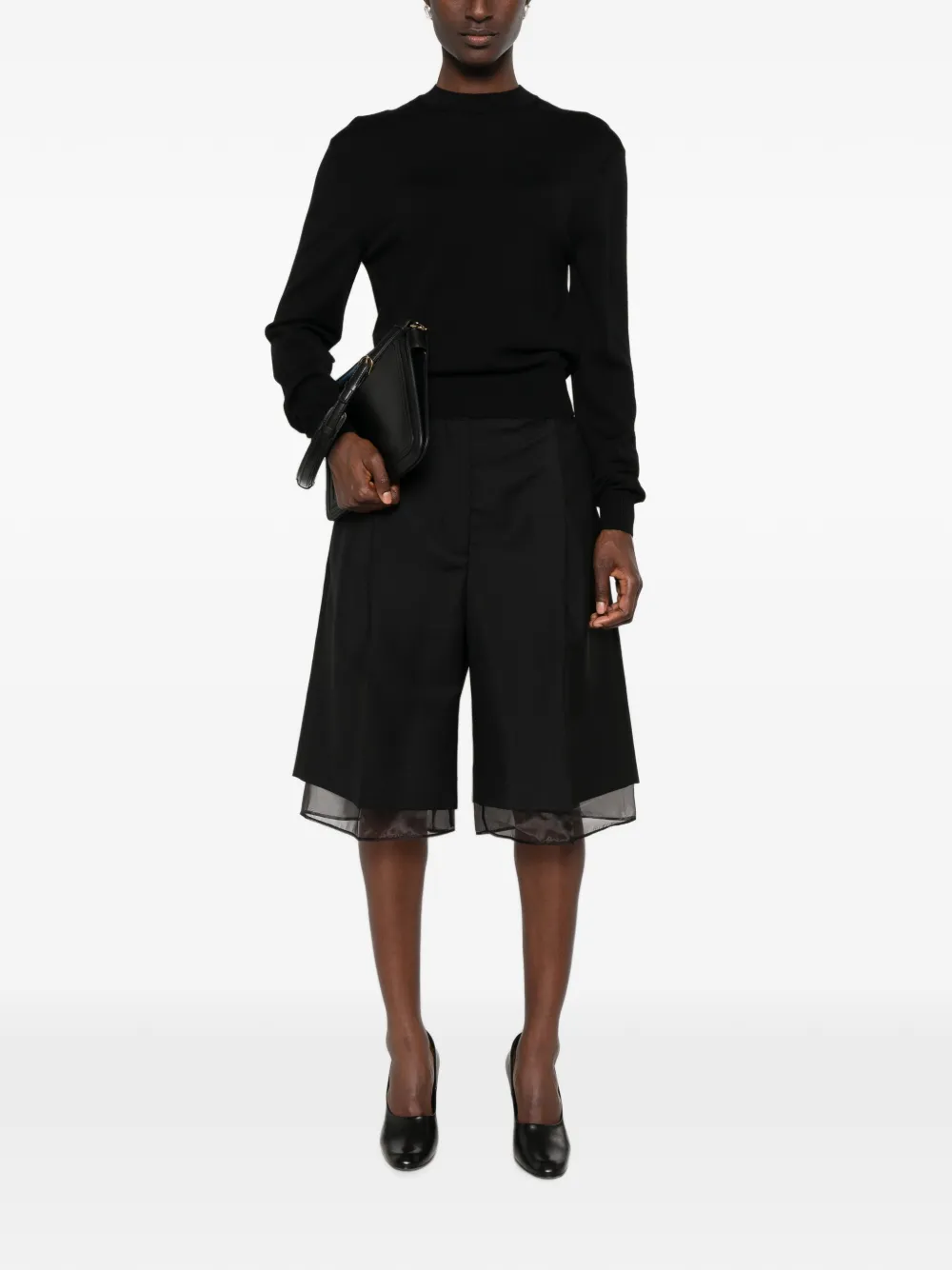 Lanvin Trui met ronde hals Zwart