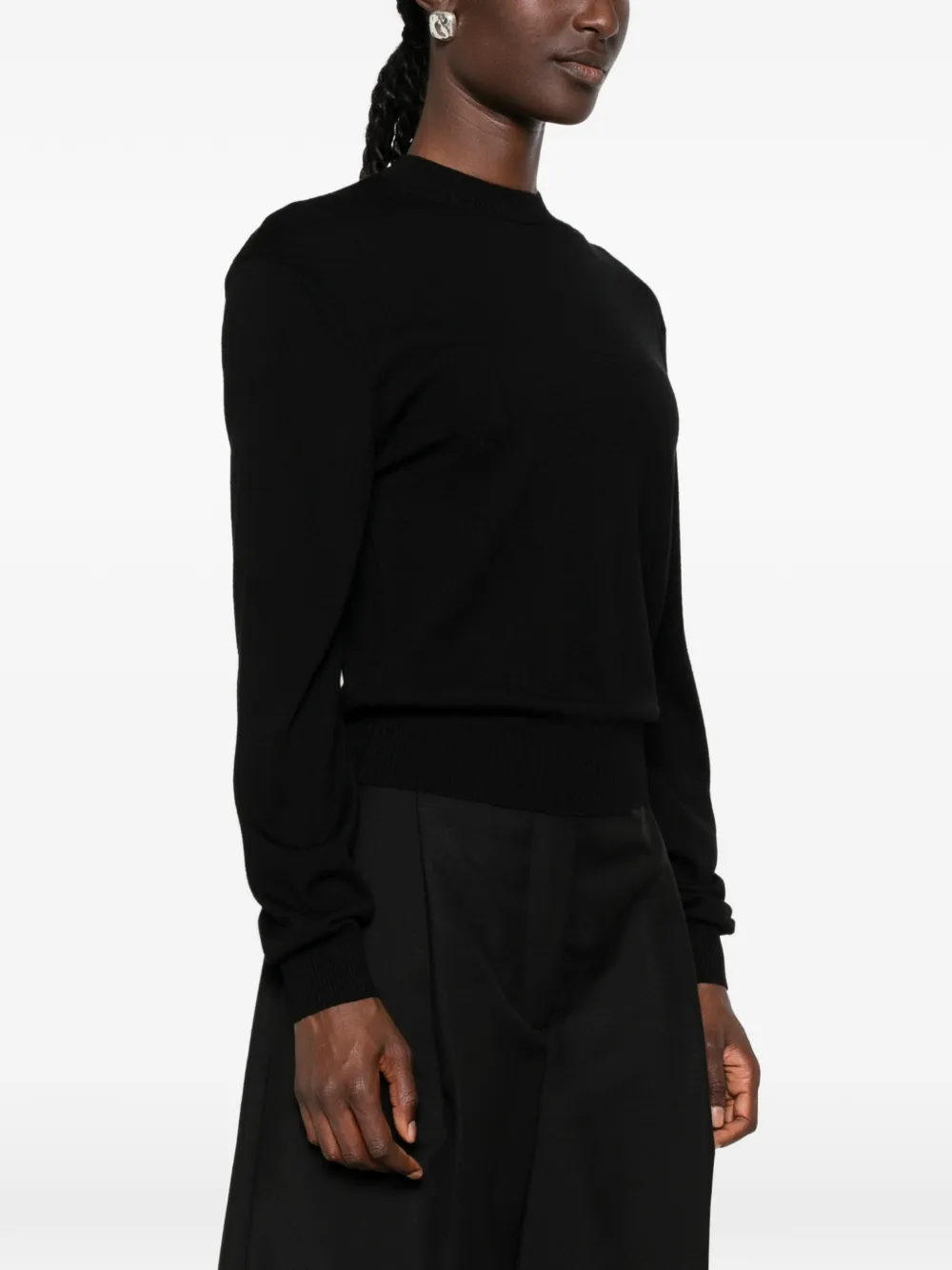 Lanvin Trui met ronde hals Zwart