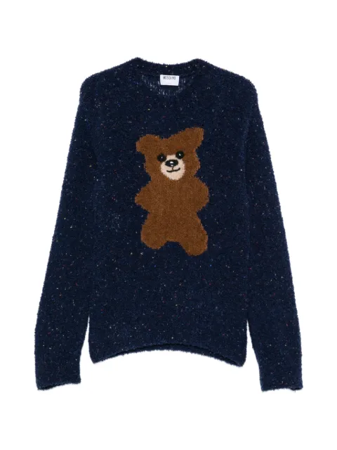 Moschino Teddy Bear flecked sweater