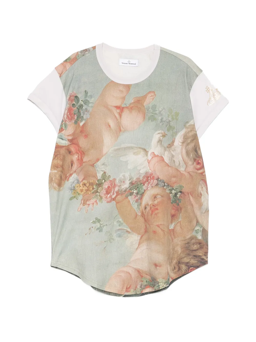 Vivienne Westwood T-shirt met grafische print Grijs