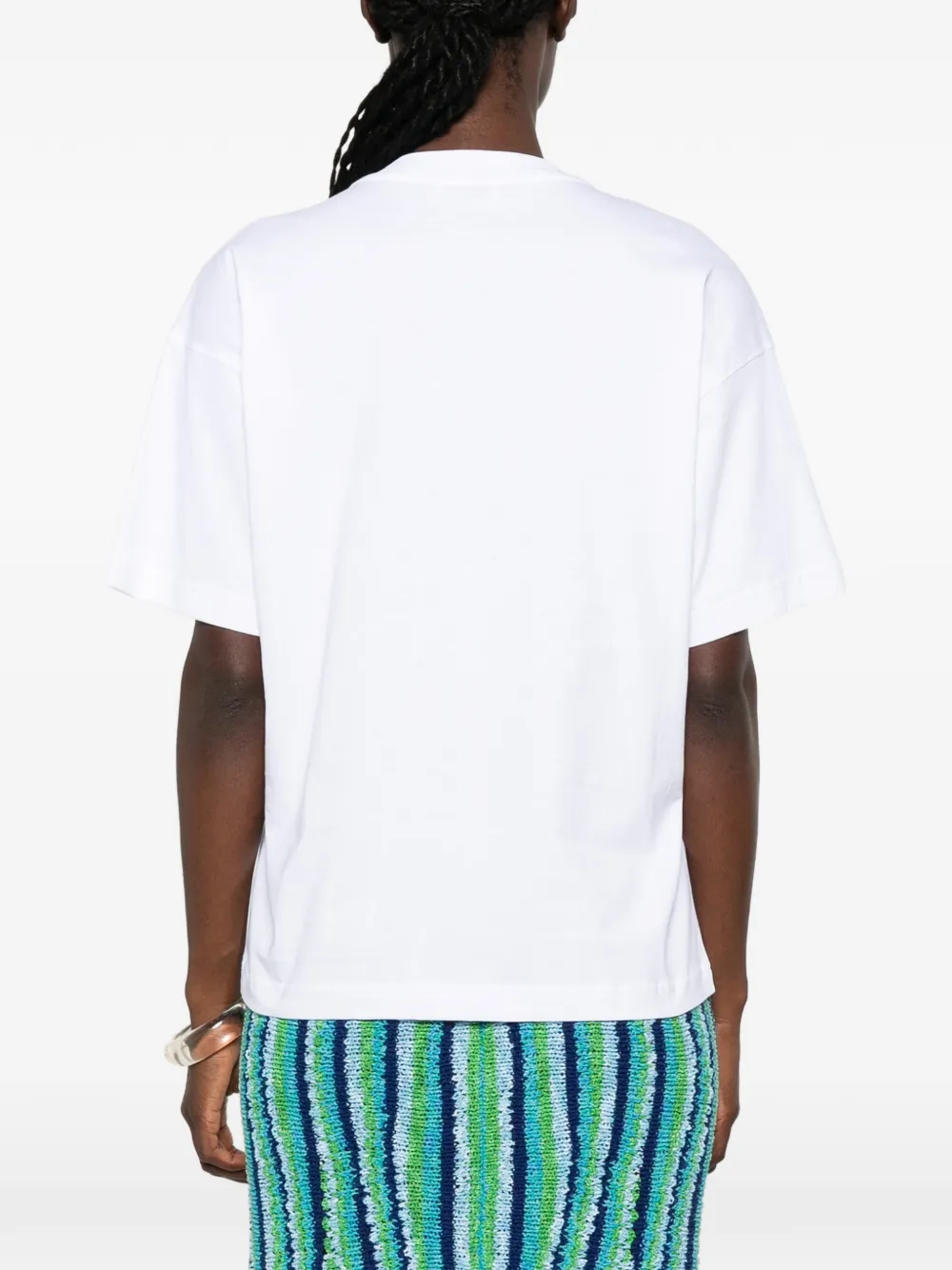 Moschino T-shirt met logoprint Wit