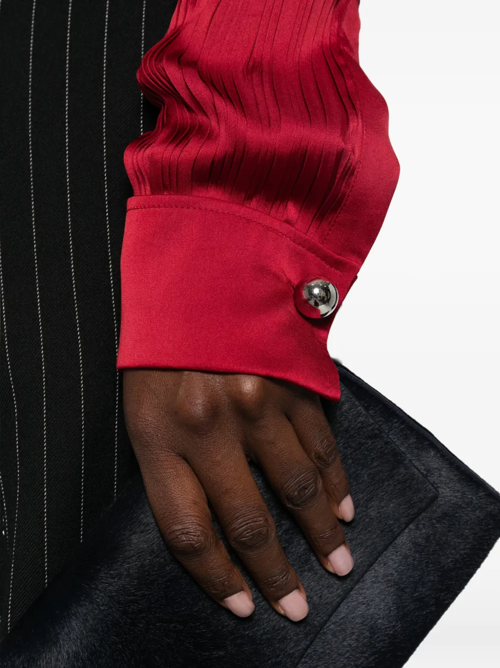 Lanvin Geplooide blouse Rood