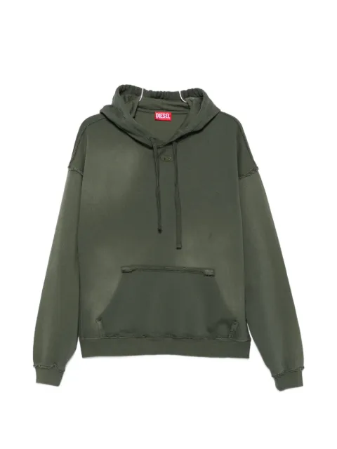 Diesel logo-embroidered hoodie
