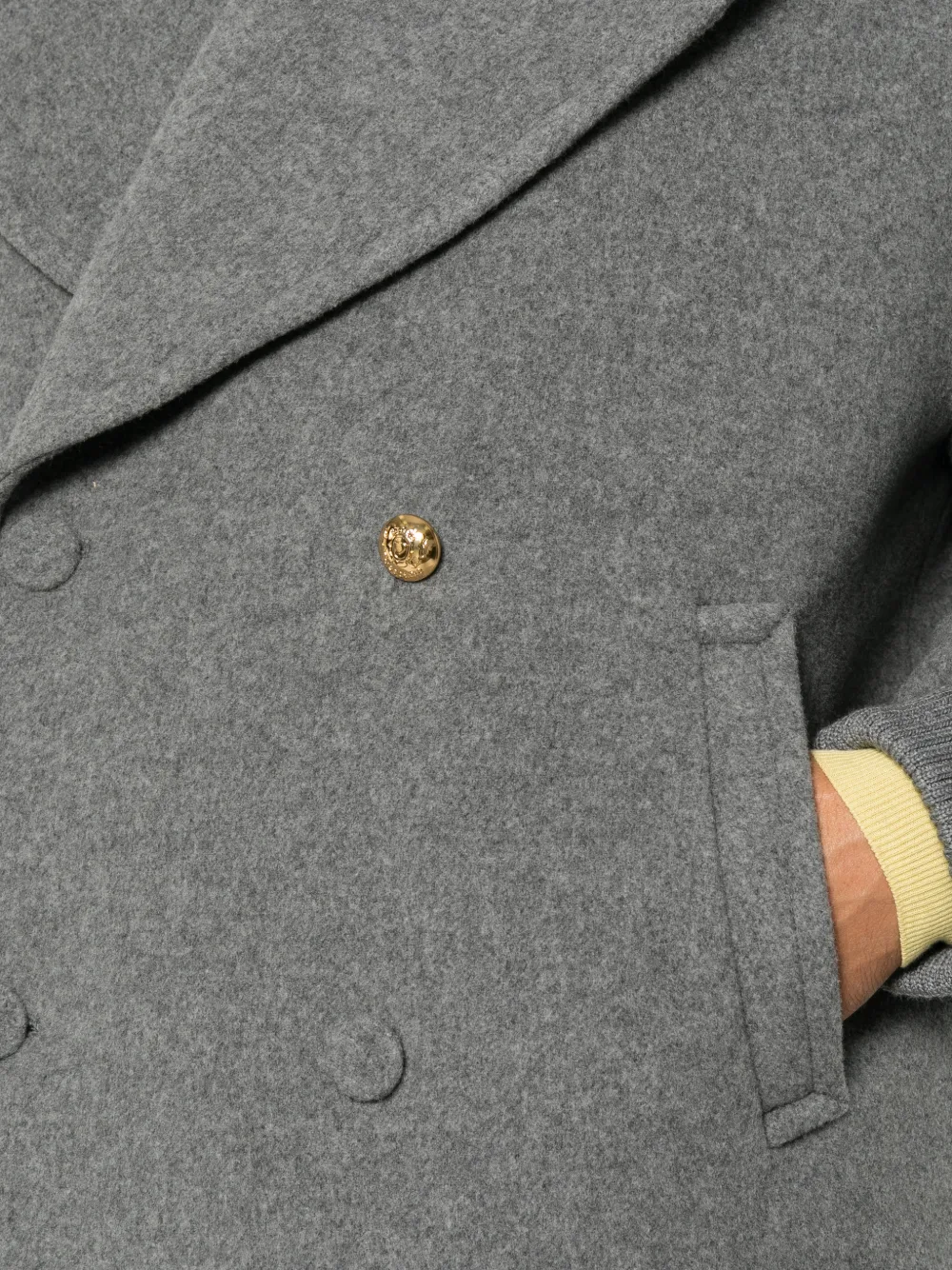 Moschino Jack met dubbele rij knopen Grijs
