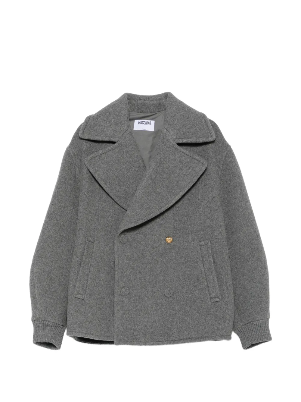 Moschino double-breasted jacket - Grau
