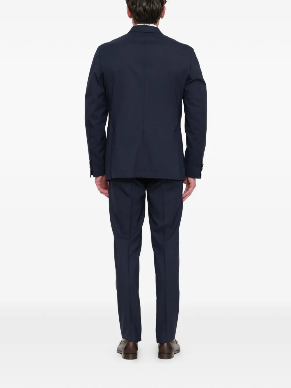 Manuel Ritz Pak met dubbele rij knopen Blauw