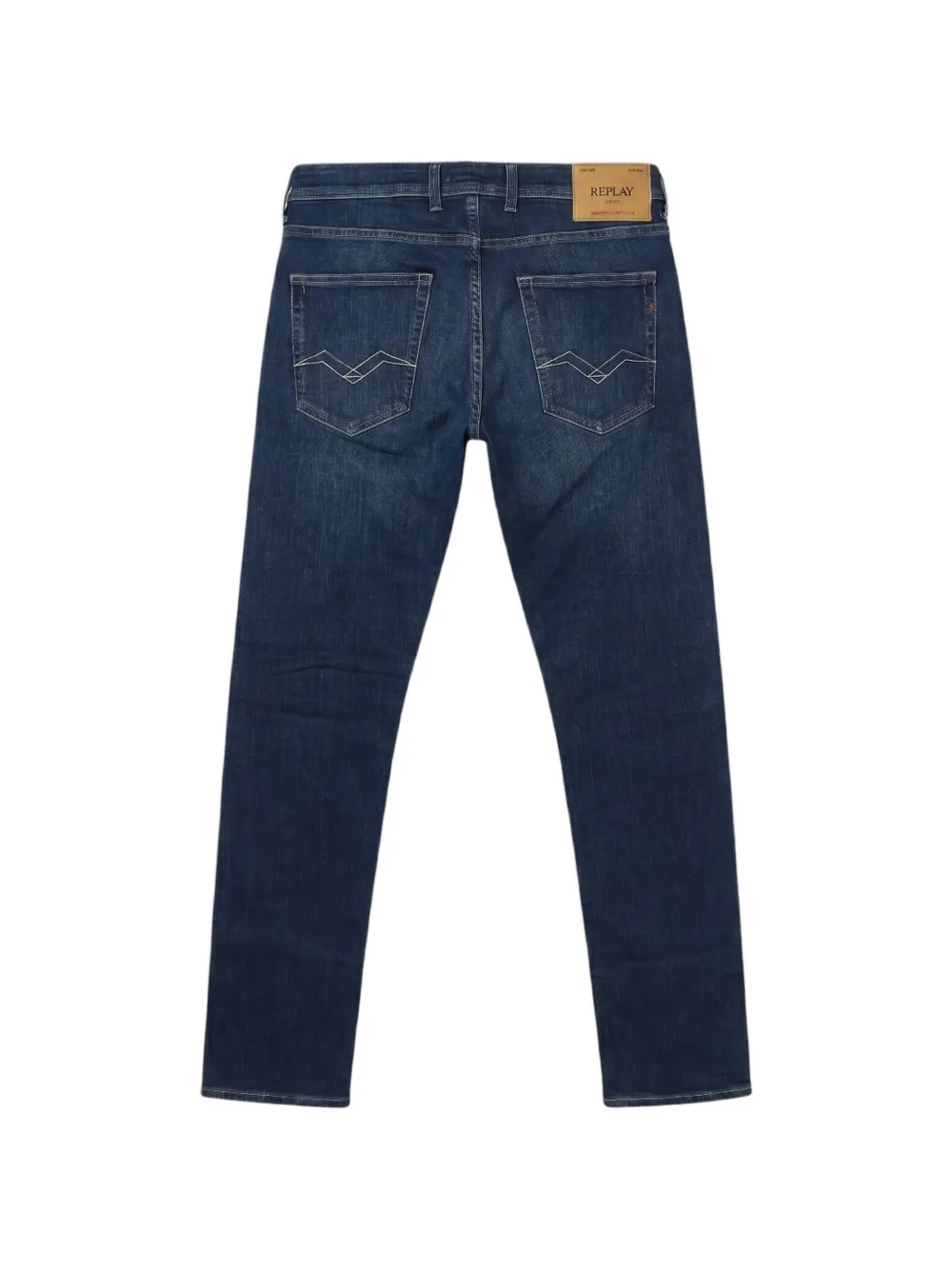 Replay Jeans met vervaagd effect Blauw