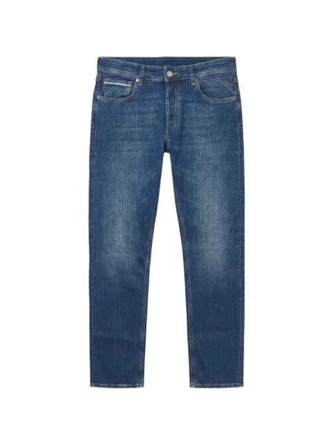 Replay faded-effect slim-fit jeans