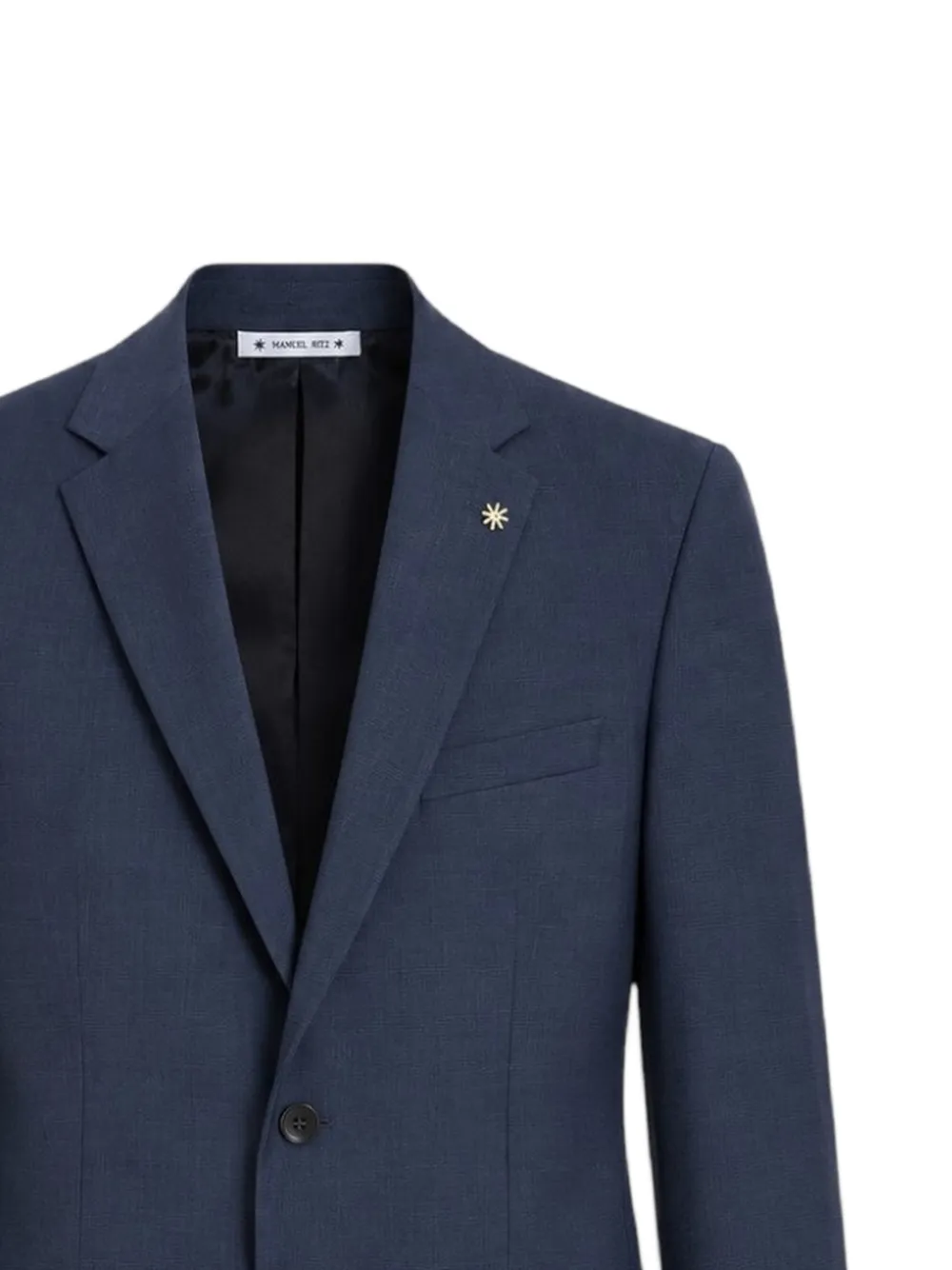  Manuel Ritz Traje Con Botones - Azul 