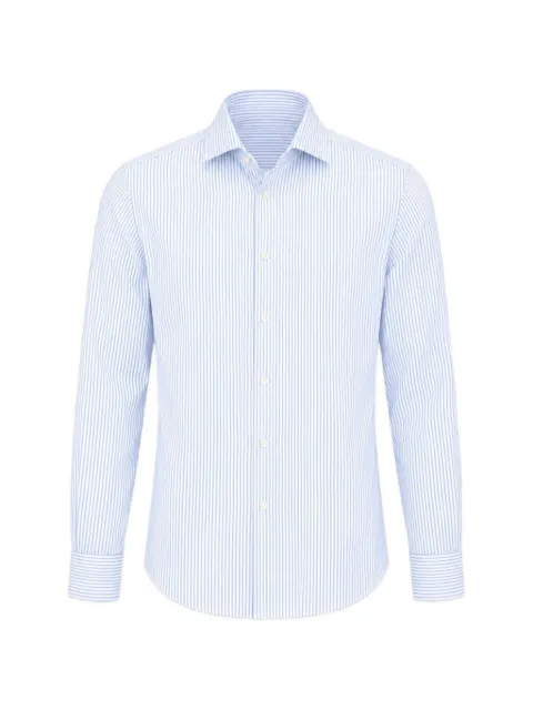 Xacus striped long-sleeve shirt