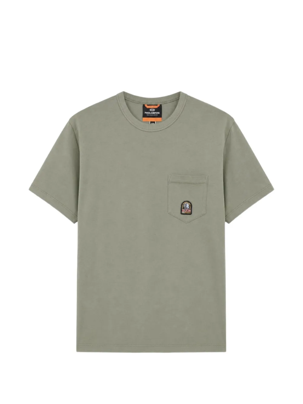 Parajumpers Neel logo-patch pocket T-shirt - Verde