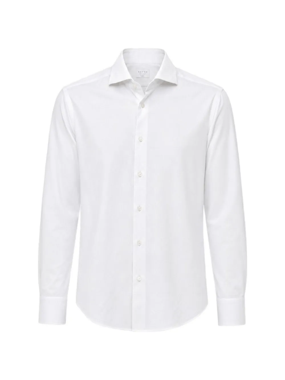Xacus long-sleeve spread-collar shirt - Weiß
